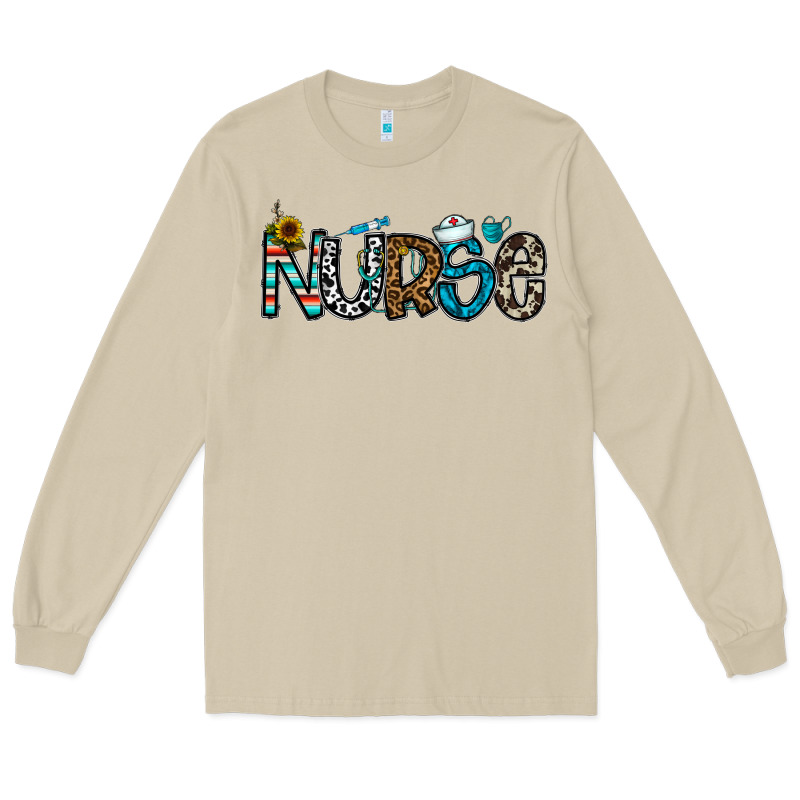 Nurse Long Sleeve Tee by CowhideDigitalArt | Teevron