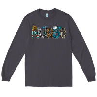Smoke nurse Long Sleeve Tee - CowhideDigitalArt