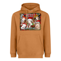 Meerkat merry christmas goats Heavyweight Hoodie - Jasminsmagicworld