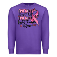 Purple friends dont let friends fight cancer alone Premium Sweatshirt - MaliasSmallBusiness
