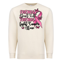 Sandshell friends dont let friends fight cancer alone Premium Sweatshirt - MaliasSmallBusiness