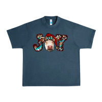 Midnight Navy christmas joy cow Urban Heavy Tee - RanaPortraitStore