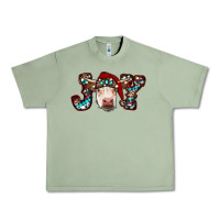 Oil Green christmas joy cow Urban Heavy Tee - RanaPortraitStore
