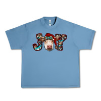 Pebble Blue christmas joy cow Urban Heavy Tee - RanaPortraitStore