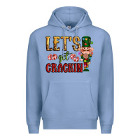 Colony Blue Let's get crackin Christmas Premium Hoodie - NancyCooperArtShop