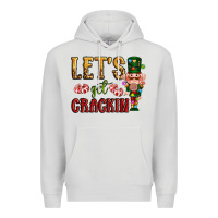 Dove Grey Let's get crackin Christmas Premium Hoodie - NancyCooperArtShop