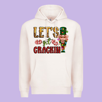 Let's Get Crackin Christmas Premium Hoodie Designed By Nancycooperartshop