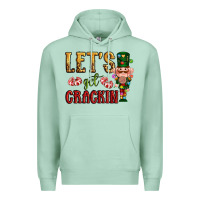 Seafoam Let's get crackin Christmas Premium Hoodie - NancyCooperArtShop