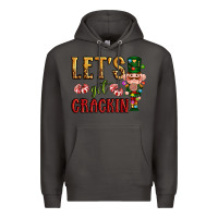 Smoke Let's get crackin Christmas Premium Hoodie - NancyCooperArtShop