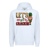 White Let's get crackin Christmas Premium Hoodie - NancyCooperArtShop
