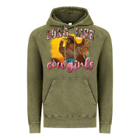 Vintage Olive western long live cowgirls Vintage Hoodie - texasbilliewilder