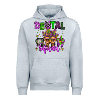 Heather Grey dental squad mardi gras teeth Urban Hoodie - Jasminsmagicworld