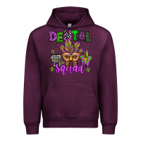 Mauve Wine dental squad mardi gras teeth Urban Hoodie - Jasminsmagicworld