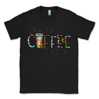 Black give me coffee jesus Classic Tee - CowhideDigitalArt