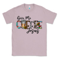 Lilac give me coffee jesus Classic Tee - CowhideDigitalArt
