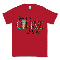 Red give me coffee jesus Classic Tee - CowhideDigitalArt
