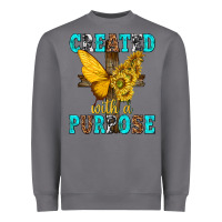 Storm created with a purpose Heavyweight Sweatshirt - texasbilliewilder