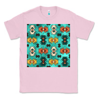 Bubblegum Pink native american aztec seamless pattern 3 Classic Tee - BundleAndBundleShop