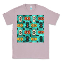 Lilac native american aztec seamless pattern 3 Classic Tee - BundleAndBundleShop