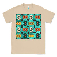 Mushroom native american aztec seamless pattern 3 Classic Tee - BundleAndBundleShop