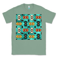 Sage native american aztec seamless pattern 3 Classic Tee - BundleAndBundleShop