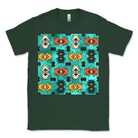 Sports Green native american aztec seamless pattern 3 Classic Tee - BundleAndBundleShop