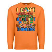 Carrot dont speak much because im brilliant Premium Sweatshirt - MaliasSmallBusiness