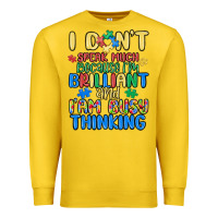 Lemon dont speak much because im brilliant Premium Sweatshirt - MaliasSmallBusiness