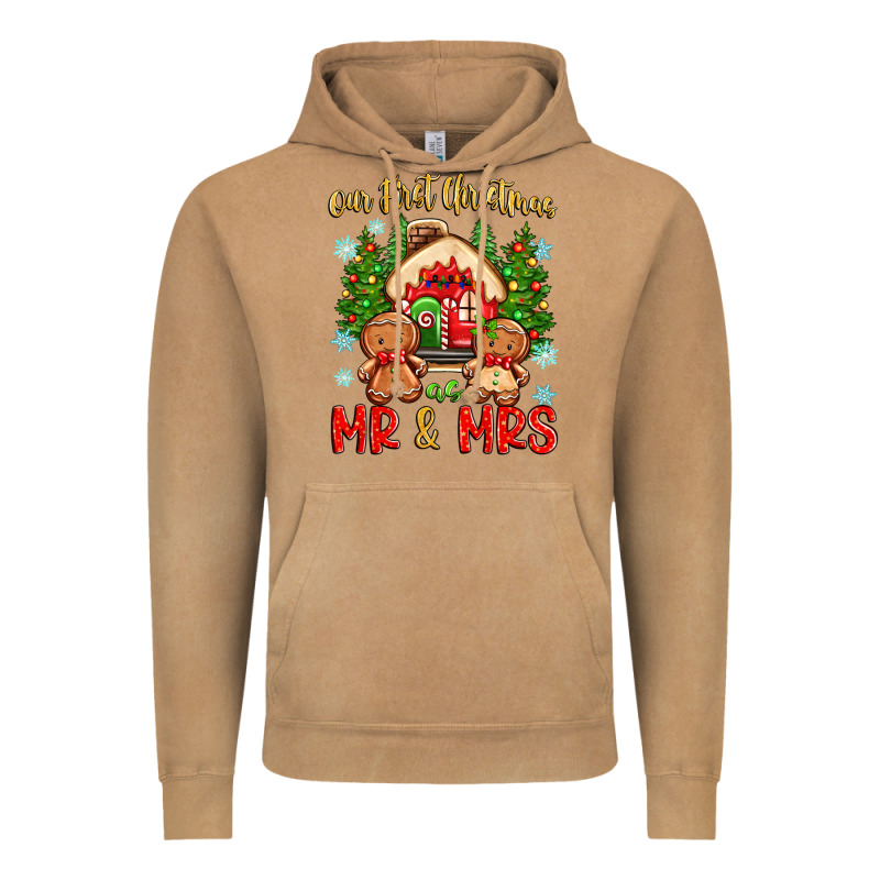 Our First Christmas As Mr And Mrs Vintage Hoodie by Zillion Design Studio | Teevron