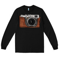 Black vintage camera Long Sleeve Tee - FaDigitalArtStudio