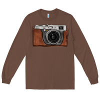 Chestnut vintage camera Long Sleeve Tee - FaDigitalArtStudio