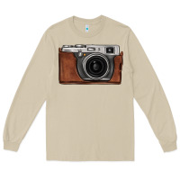 Mushroom vintage camera Long Sleeve Tee - FaDigitalArtStudio