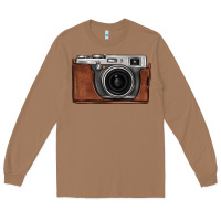 Toasted Coconut vintage camera Long Sleeve Tee - FaDigitalArtStudio