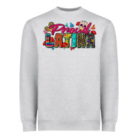 Heather Grey proud latina Heavyweight Sweatshirt - Zillion Design Studio