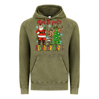 Vintage Olive north pole reindeer farm Vintage Hoodie - Zillion Design Studio