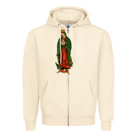 Sandshell our lady of guadalupe Zipper Hoodie - JahusDesignShop