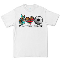White peace love soccer Premium Tee - Artiststas