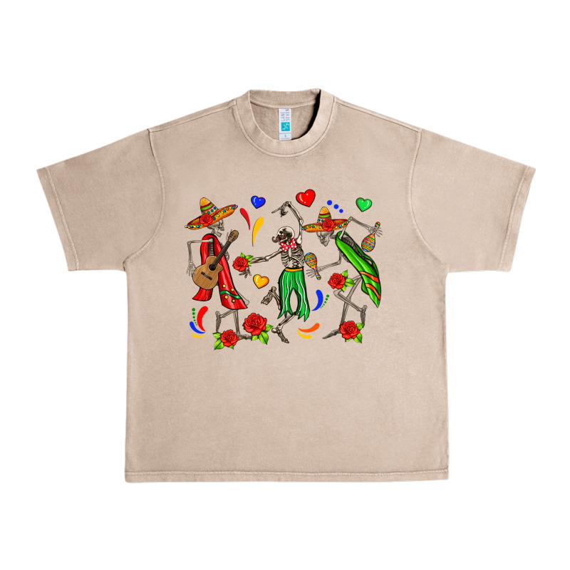 Mexican Skeletons Urban Heavy Tee by Zillion Design Studio | Teevron