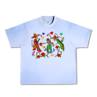 Grape Ice mexican skeletons Urban Heavy Tee - Zillion Design Studio