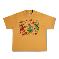 Peanut Butter mexican skeletons Urban Heavy Tee - Zillion Design Studio