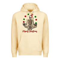 Pina Colada Merry Christmas skeleton Premium Hoodie - NancyCooperArtShop