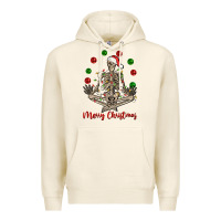 Tofu Merry Christmas skeleton Premium Hoodie - NancyCooperArtShop