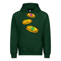 Forest Green louisiana coins Urban Hoodie - BarkalooDesign