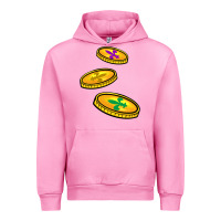 Fuchsia Pink louisiana coins Urban Hoodie - BarkalooDesign
