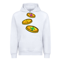 White louisiana coins Urban Hoodie - BarkalooDesign