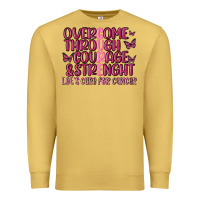 Antique Gold overcome through courage strength  malia Premium Sweatshirt - MaliasSmallBusiness