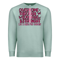 Seafoam overcome through courage strength  malia Premium Sweatshirt - MaliasSmallBusiness