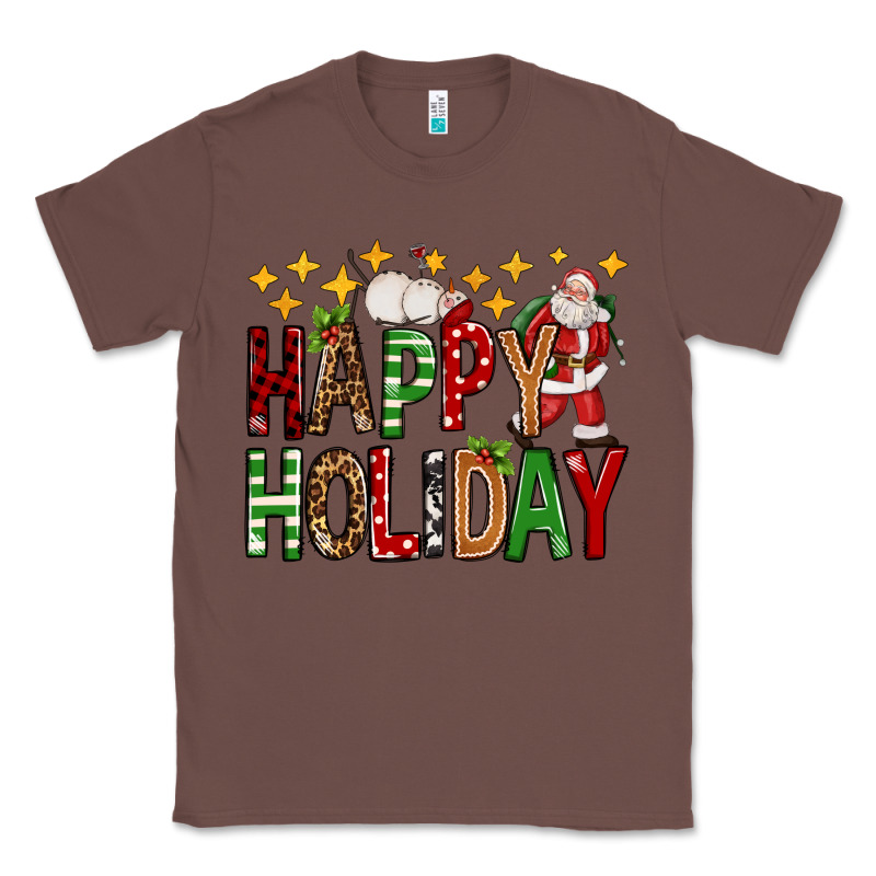 Happy Holiday Christmas Classic Tee by FaDigitalArtStudio | Teevron