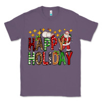 Lavender happy holiday christmas Classic Tee - FaDigitalArtStudio