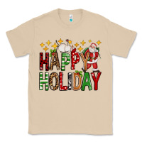 Mushroom happy holiday christmas Classic Tee - FaDigitalArtStudio